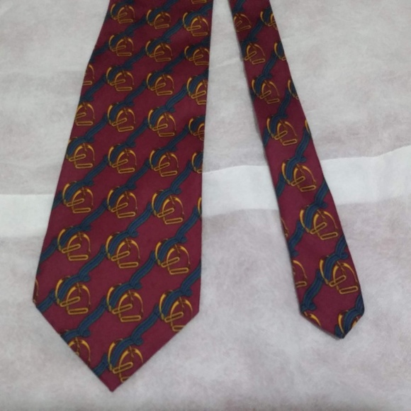 PAOLO GUCCI SILK  GG MONOGRAM TIE - Picture 1 of 8